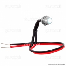 PUNTI LUCE  METALLO 9mm  - 12VDC