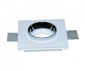 QUADRATO GESSO E METALLO CROMATO